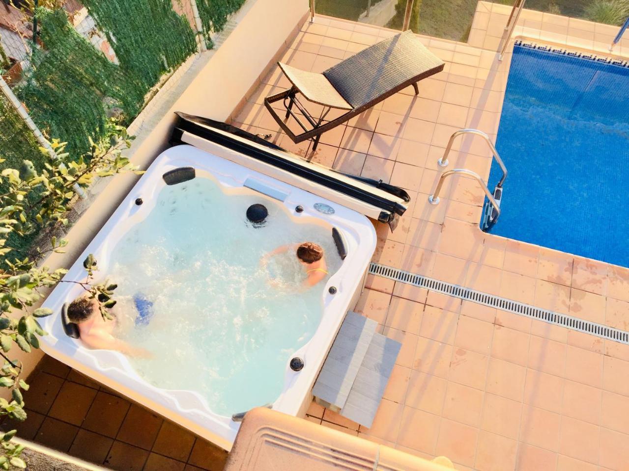 Luxury Villa Investingspain With Sea Views, Pool And Jacuzzi 료렛 드 마르 외부 사진